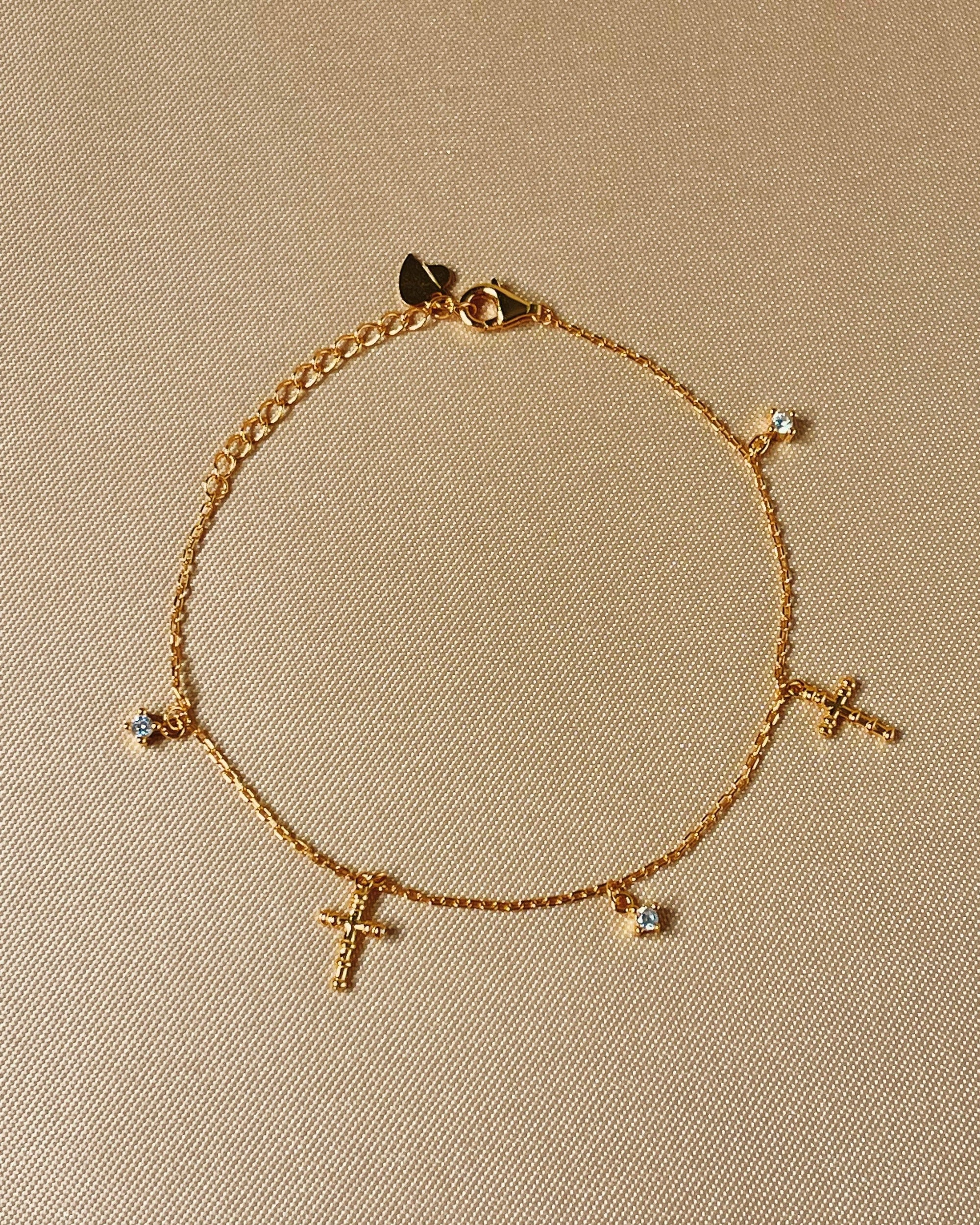 So Dainty Co. Bracelets Amanda Gold Bracelet Gold Plated 925 Sterling Silver Jewelry