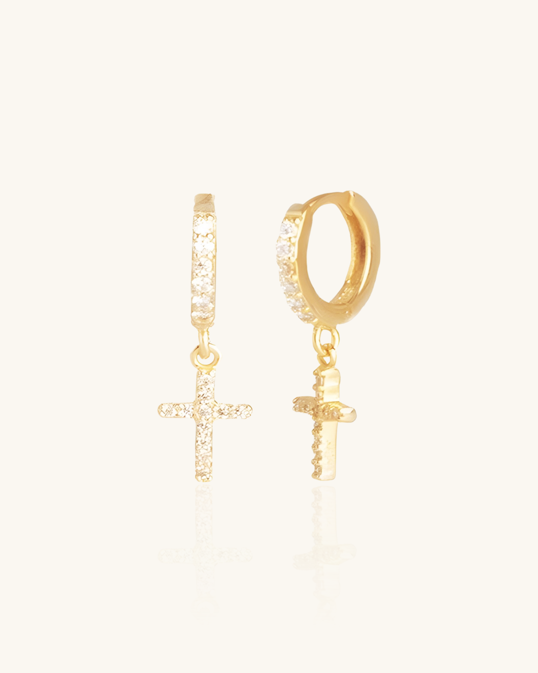 Brielle Gold Huggies