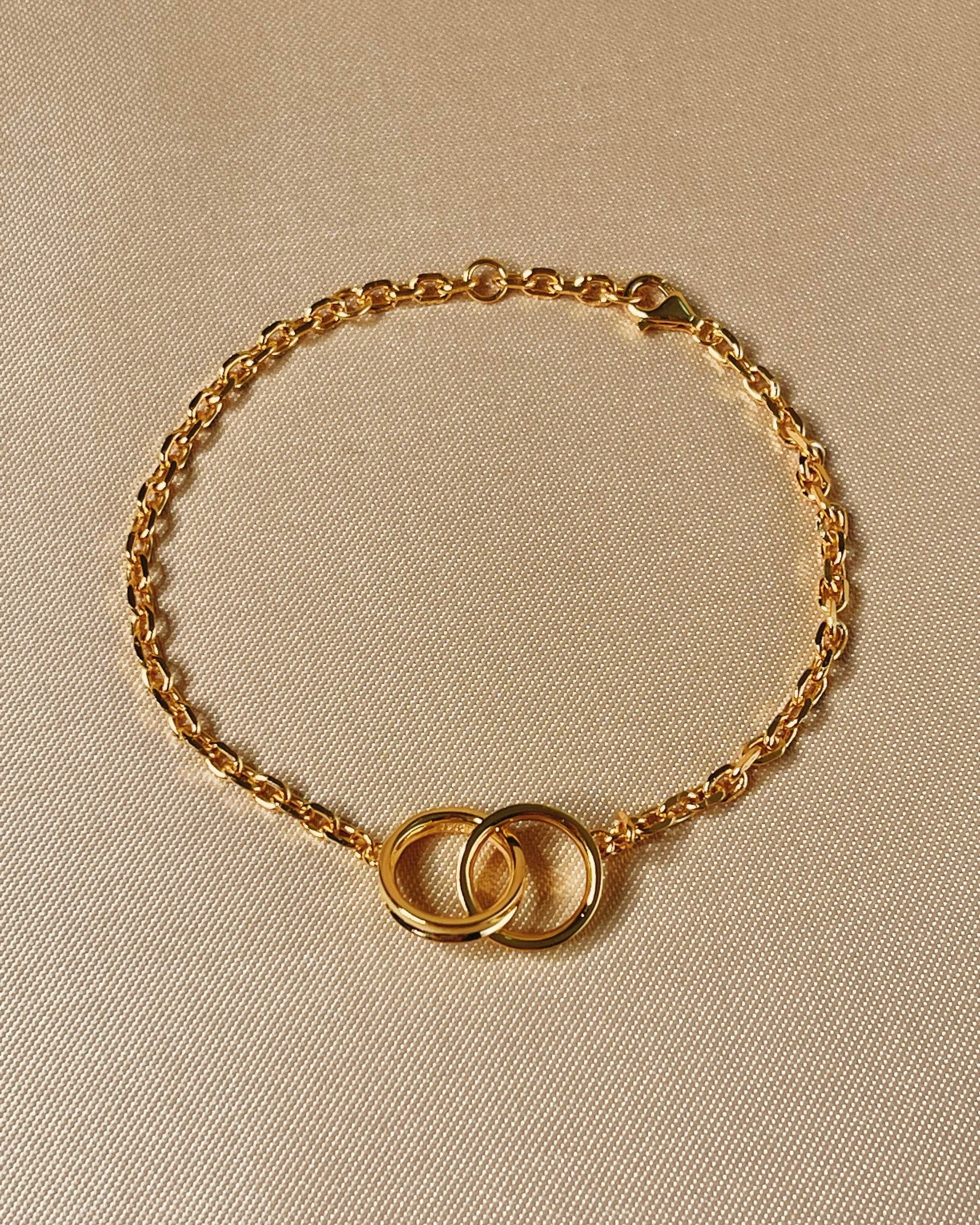 So Dainty Co. Bracelets Alison Gold Bracelet Gold Plated 925 Sterling Silver Jewelry