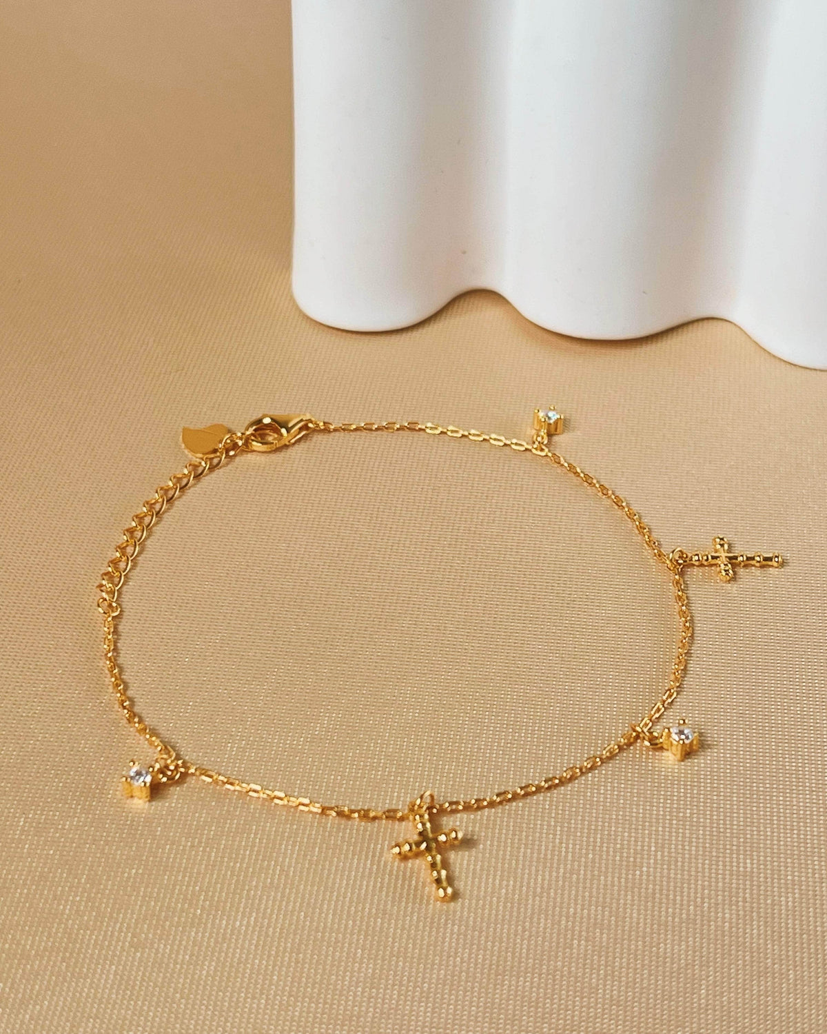 So Dainty Co. Bracelets Amanda Gold Bracelet Gold Plated 925 Sterling Silver Jewelry