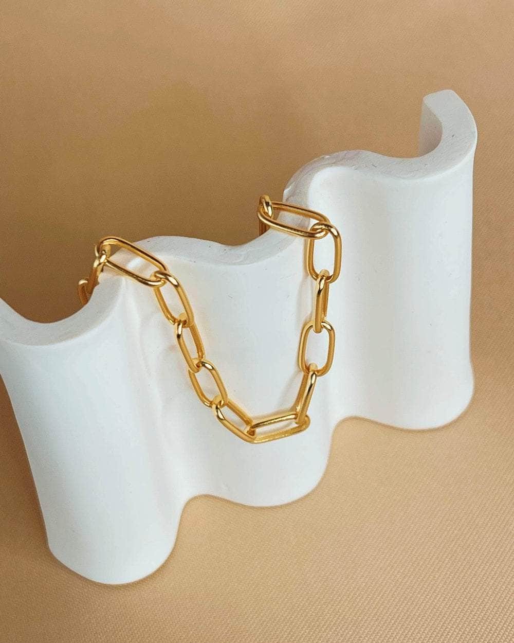 So Dainty Co. Bracelets Frances Gold Bracelet Gold Plated 925 Sterling Silver Jewelry