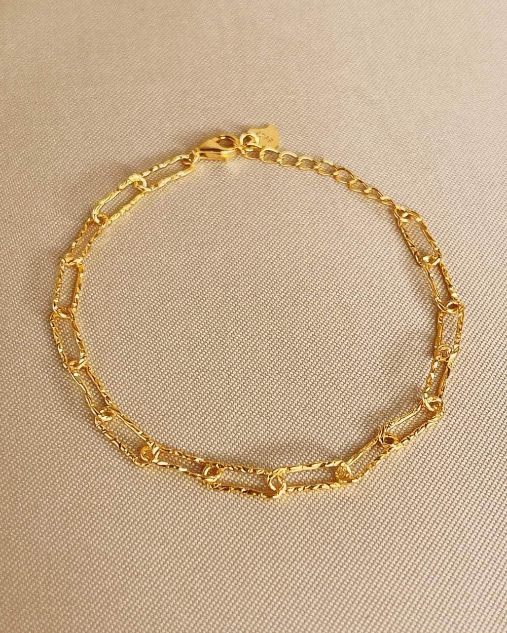 So Dainty Co. Bracelets Quinn Gold Bracelet Gold Plated 925 Sterling Silver Jewelry