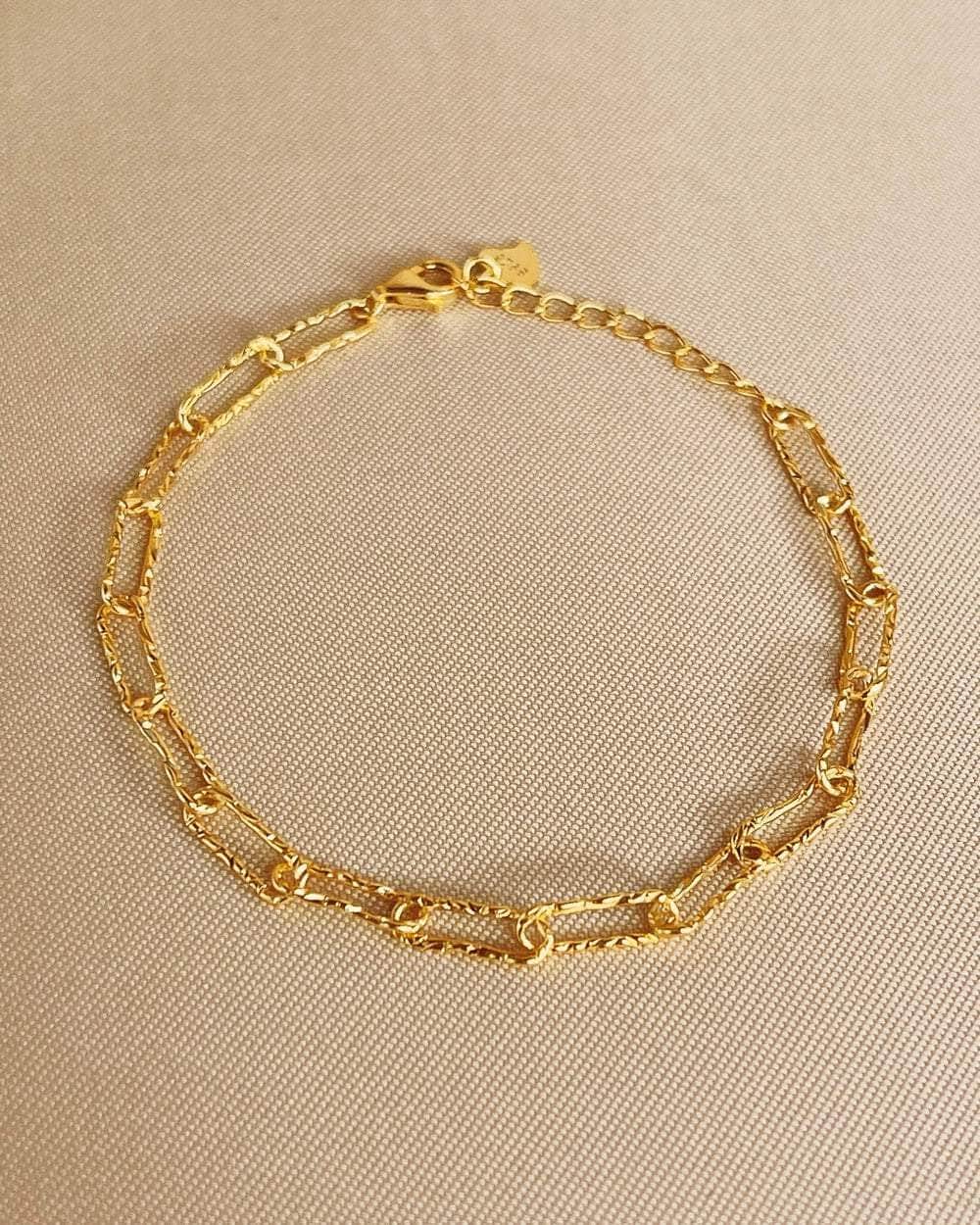 So Dainty Co. Bracelets Quinn Gold Bracelet Gold Plated 925 Sterling Silver Jewelry