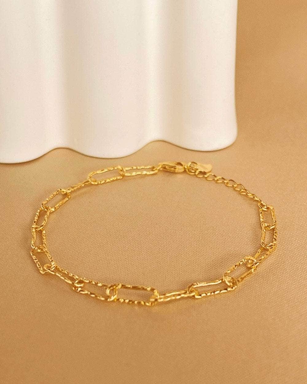 So Dainty Co. Bracelets Quinn Gold Bracelet Gold Plated 925 Sterling Silver Jewelry