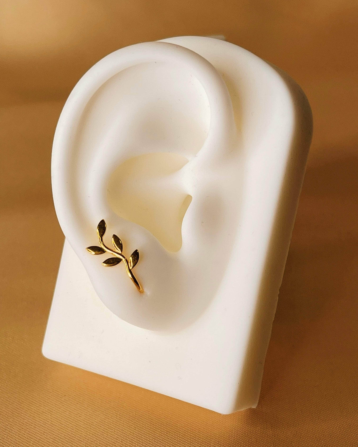 So Dainty Co. Climbers Autumn Gold Climber Earrings Gold Plated 925 Sterling Silver Jewelry