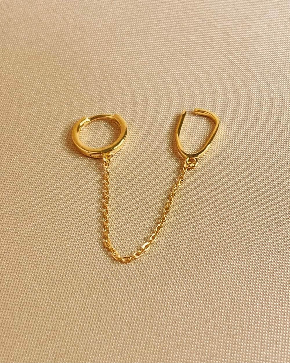 So Dainty Co. Ear Cuffs Aria Gold Cuff (Single) Gold Plated 925 Sterling Silver Jewelry