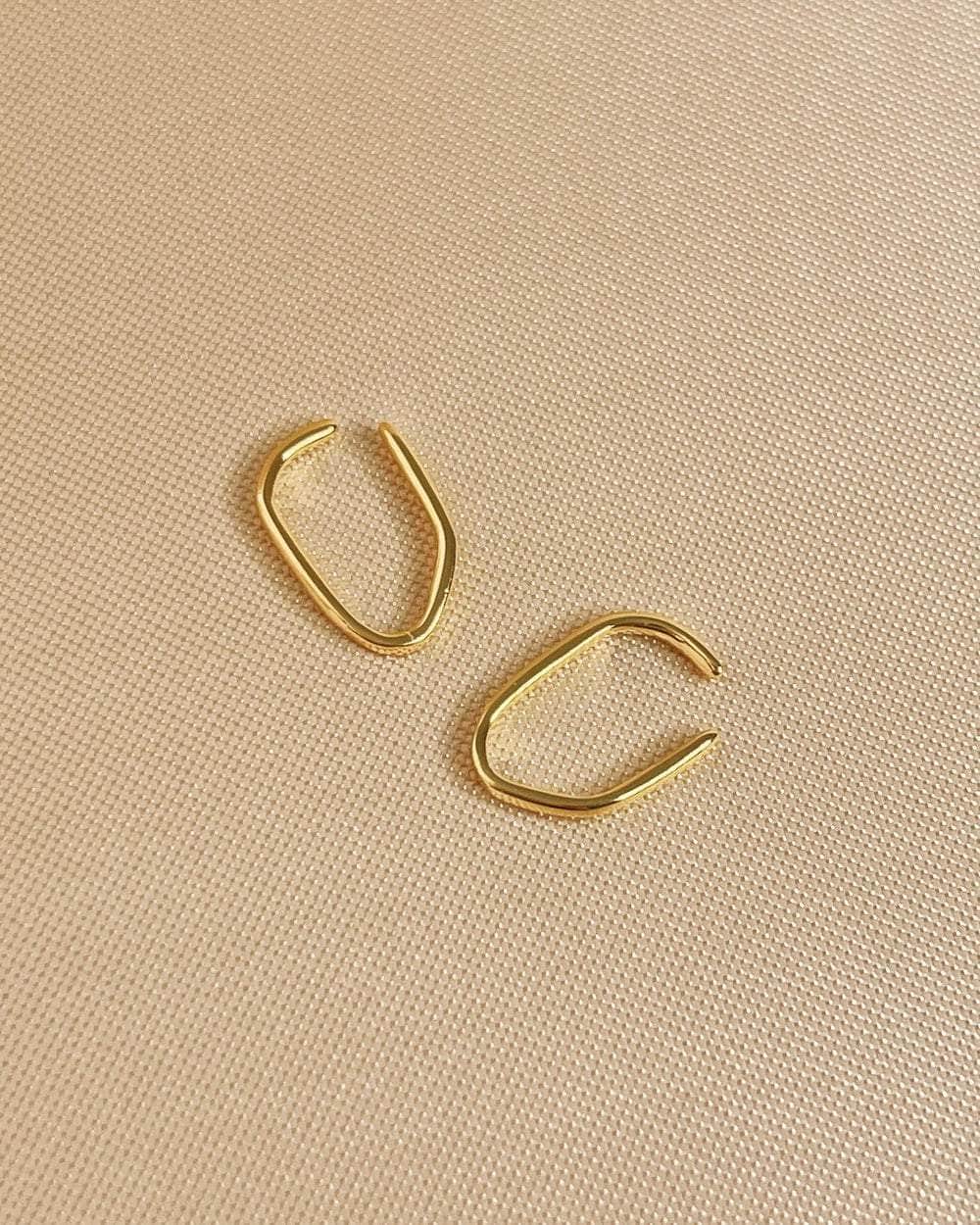 So Dainty Co. Ear Cuffs Caroline Gold Cuffs Gold Plated 925 Sterling Silver Jewelry