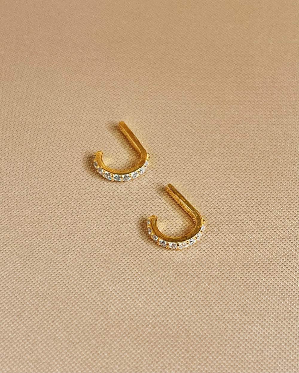 So Dainty Co. Ear Cuffs Ryleigh Gold Cuffs Gold Plated 925 Sterling Silver Jewelry