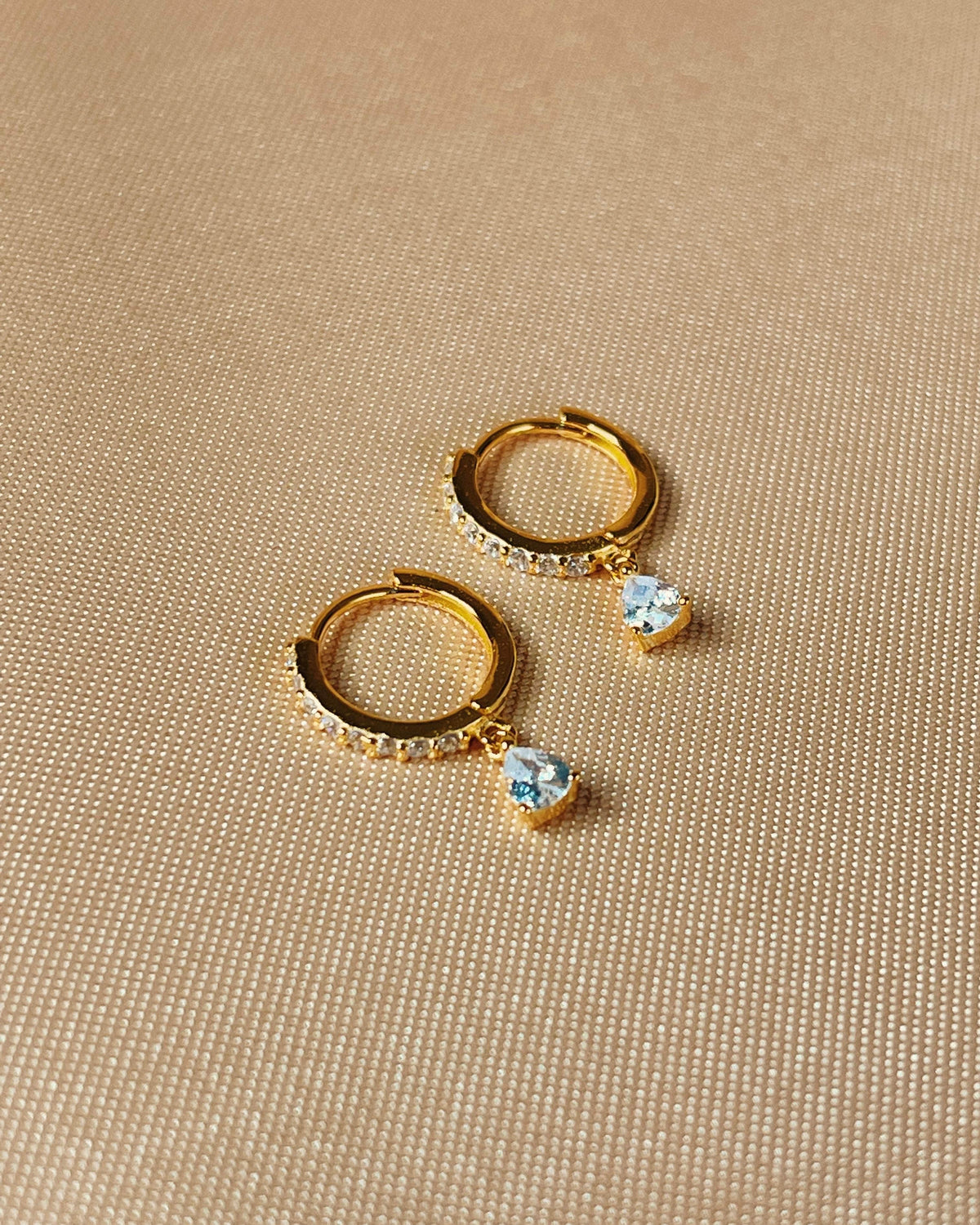 So Dainty Co. Huggies / Hoops Cassandra Gold Huggies Gold Plated 925 Sterling Silver Jewelry