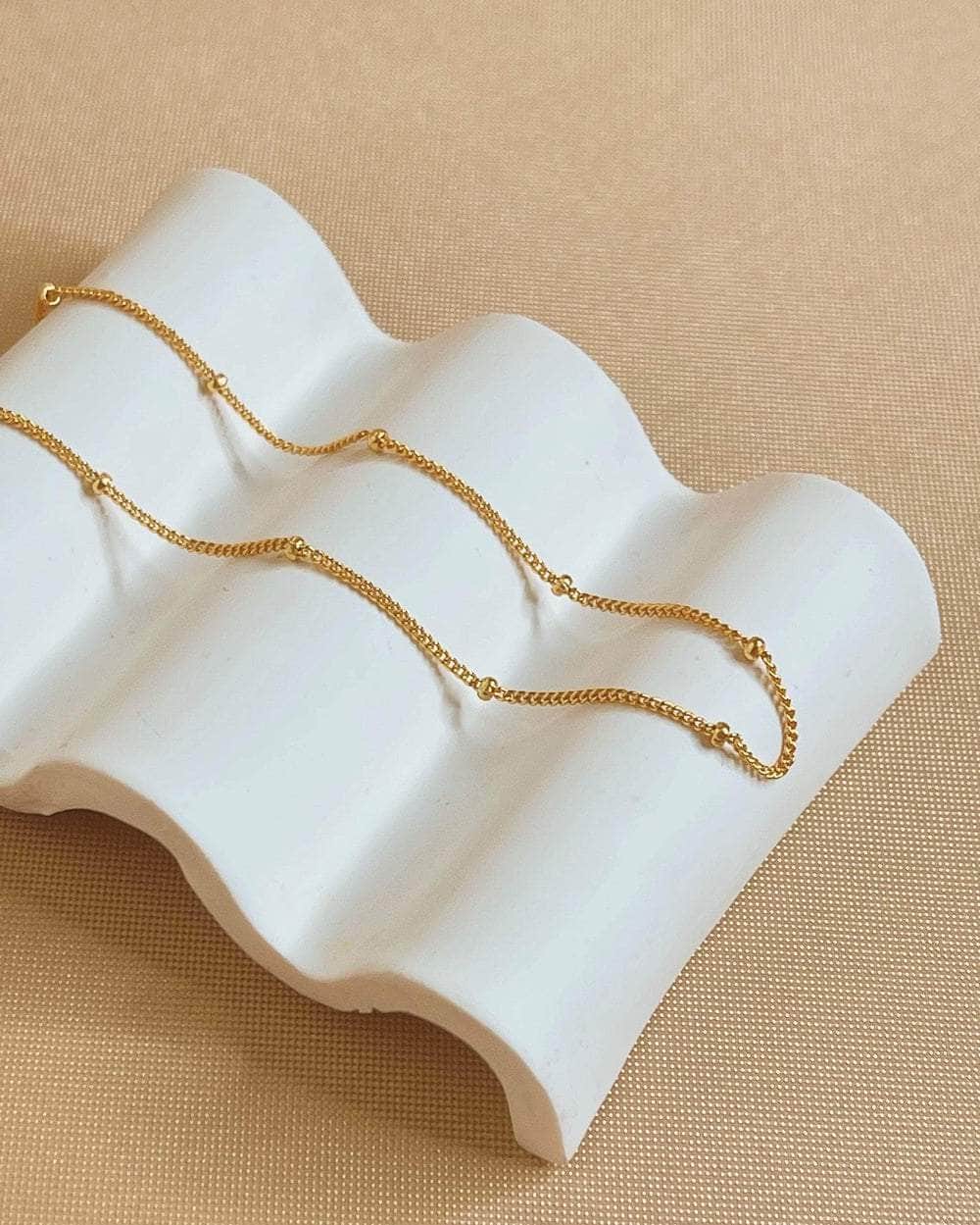 So Dainty Co. Necklaces Alexa Gold Choker Necklace Gold Plated 925 Sterling Silver Jewelry