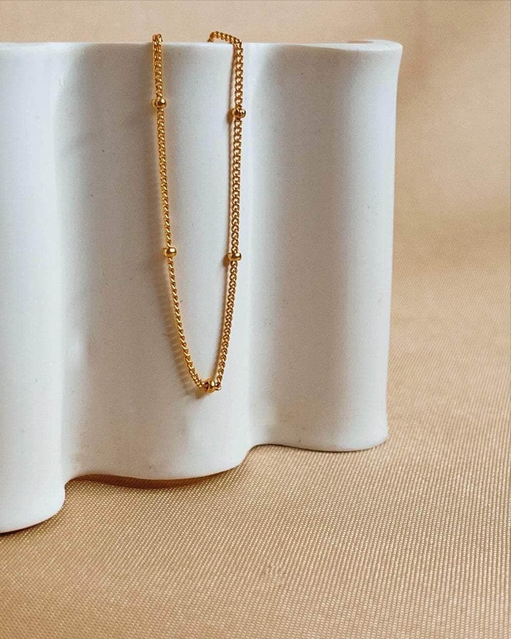 So Dainty Co. Necklaces Alexa Gold Choker Necklace Gold Plated 925 Sterling Silver Jewelry