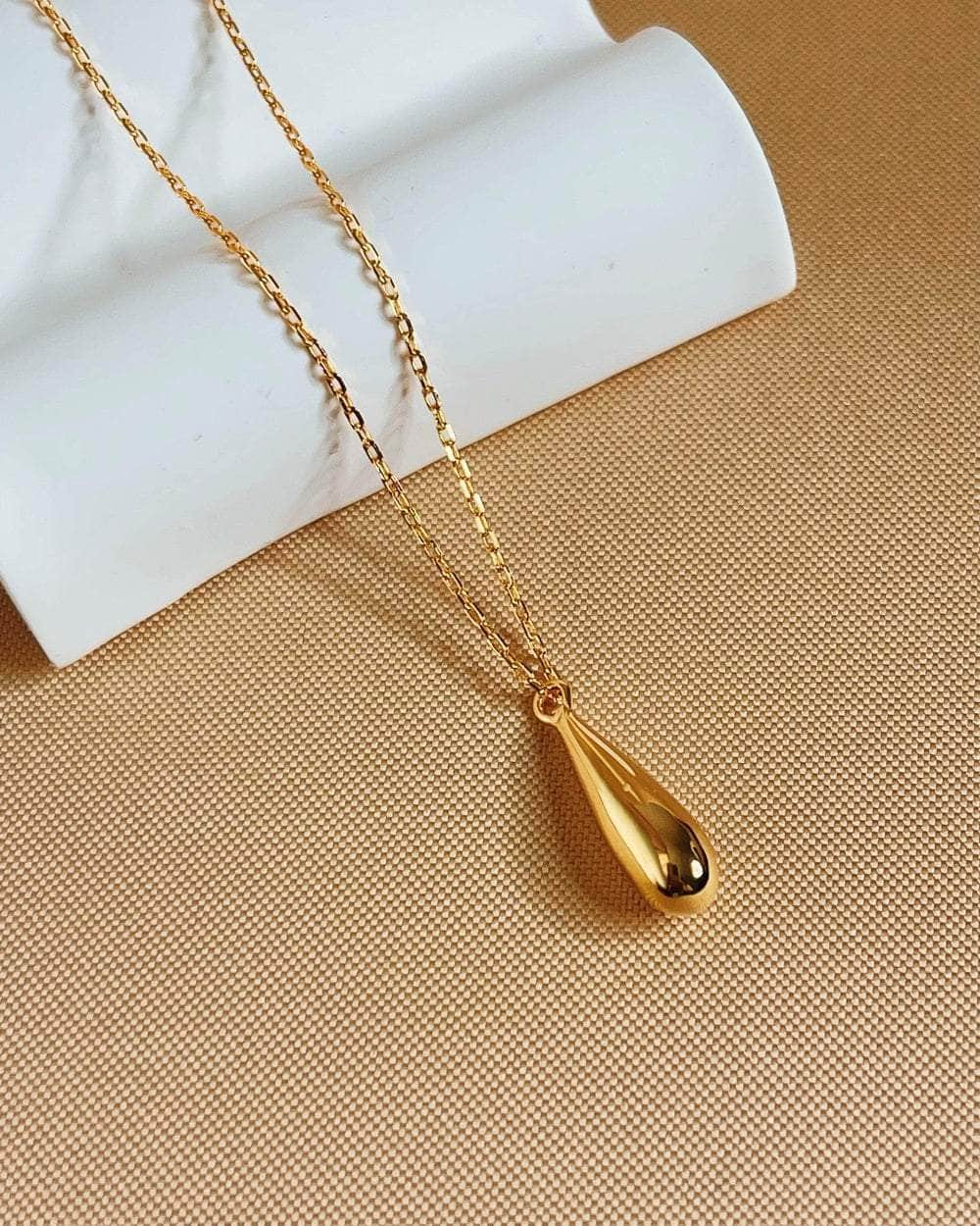 Dainty 925 Sterling Silver Necklace | Gold Plated |Tasha Necklace Gold