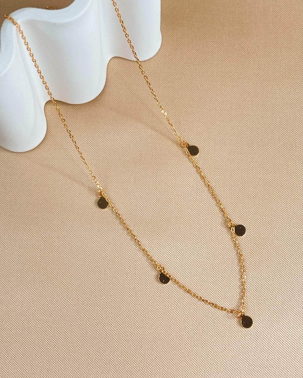 So Dainty Co. Necklaces Gwen Gold Choker Necklace Gold Plated 925 Sterling Silver Jewelry