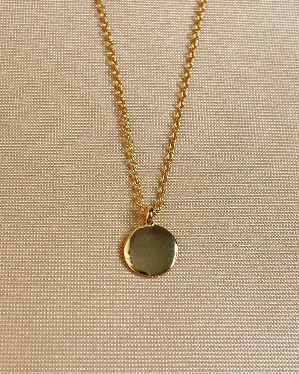 So Dainty Co. Necklaces Nina Gold Necklace Gold Plated 925 Sterling Silver Jewelry