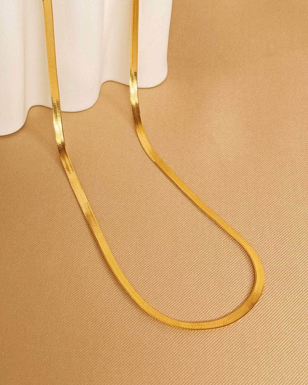 So Dainty Co. Necklaces Paula Gold Snake Choker Necklace Gold Plated 925 Sterling Silver Jewelry