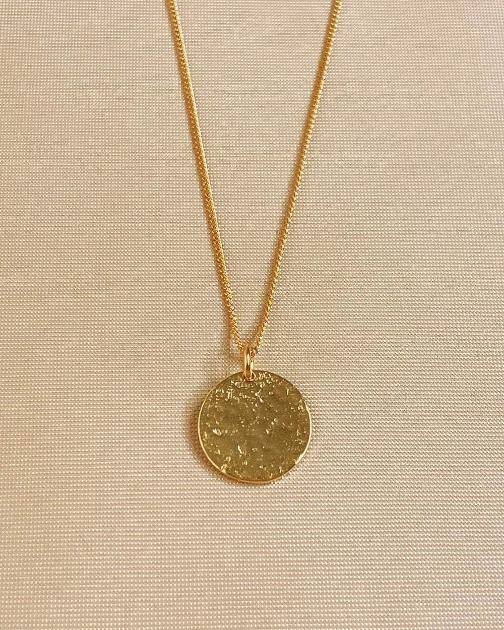 So Dainty Co. Necklaces Phoebe Gold Necklace Gold Plated 925 Sterling Silver Jewelry