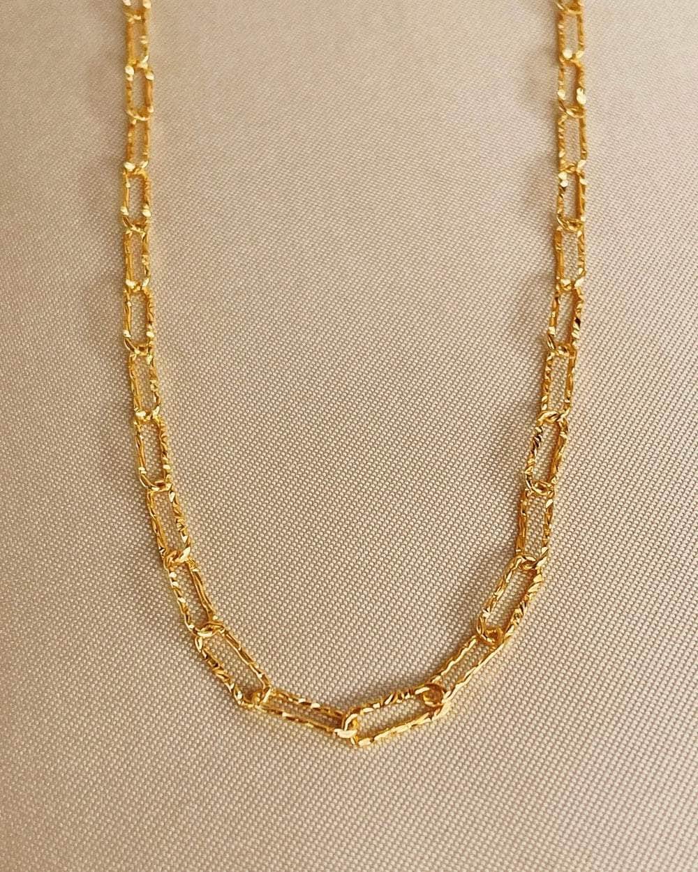 So Dainty Co. Necklaces Sadie Gold Choker Necklace Gold Plated 925 Sterling Silver Jewelry