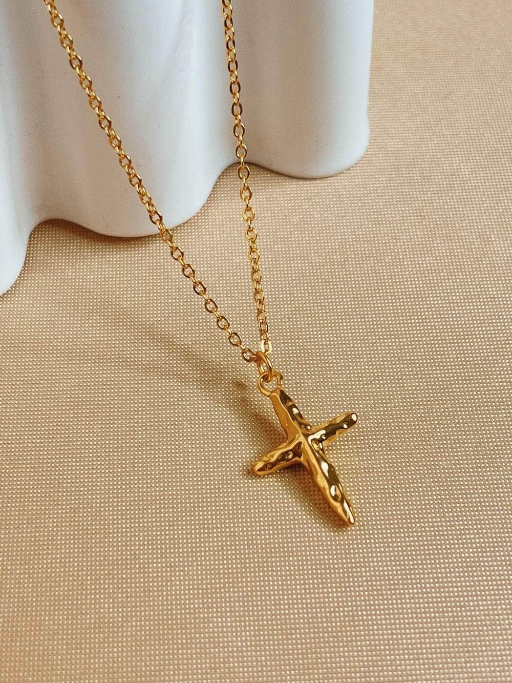 So Dainty Co. Necklaces Thea Gold Necklace Gold Plated 925 Sterling Silver Jewelry