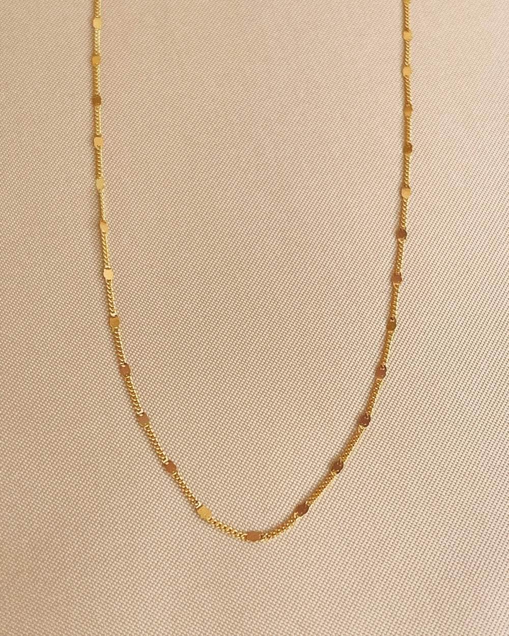 So Dainty Co. Necklaces Willow Gold Choker Necklace Gold Plated 925 Sterling Silver Jewelry
