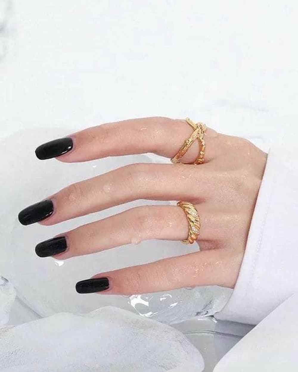 So Dainty Co. Rings Hazel Gold Ring Gold Plated 925 Sterling Silver Jewelry