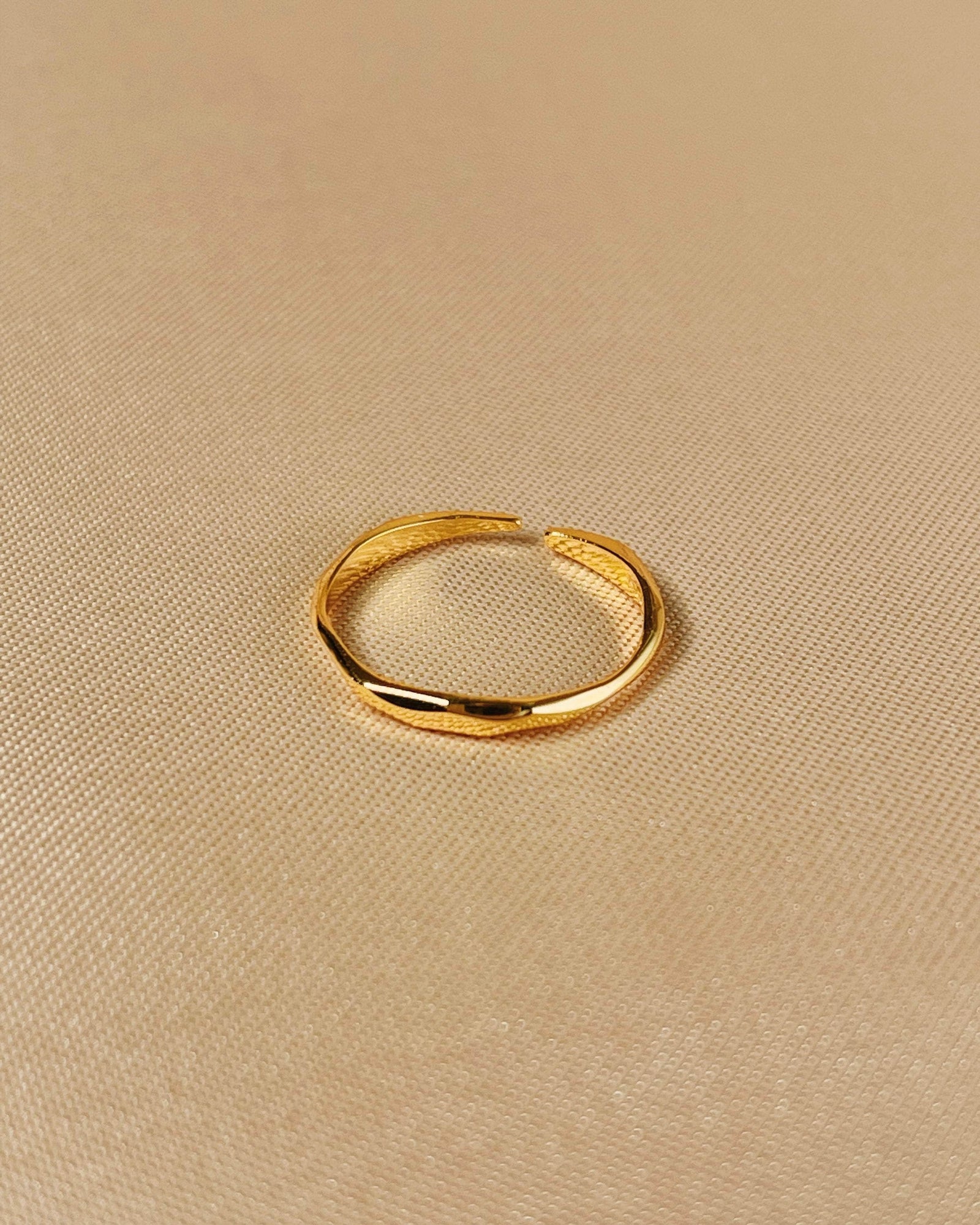 So Dainty Co. Rings Lillian Gold Ring Gold Plated 925 Sterling Silver Jewelry