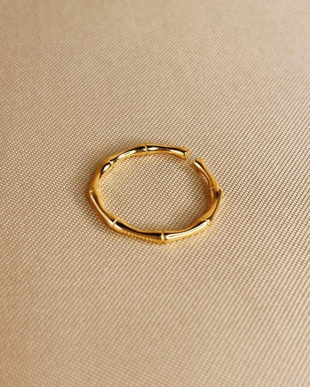 So Dainty Co. Rings Mila Gold Ring Gold Plated 925 Sterling Silver Jewelry