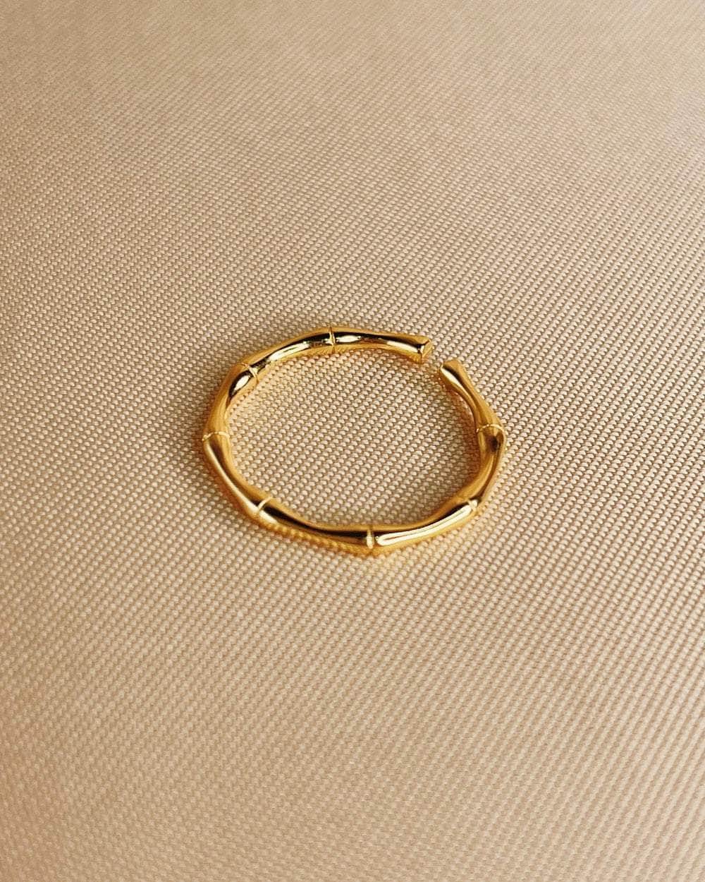 So Dainty Co. Rings Mila Gold Ring Gold Plated 925 Sterling Silver Jewelry