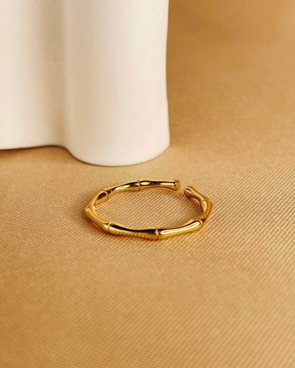 So Dainty Co. Rings Mila Gold Ring Gold Plated 925 Sterling Silver Jewelry
