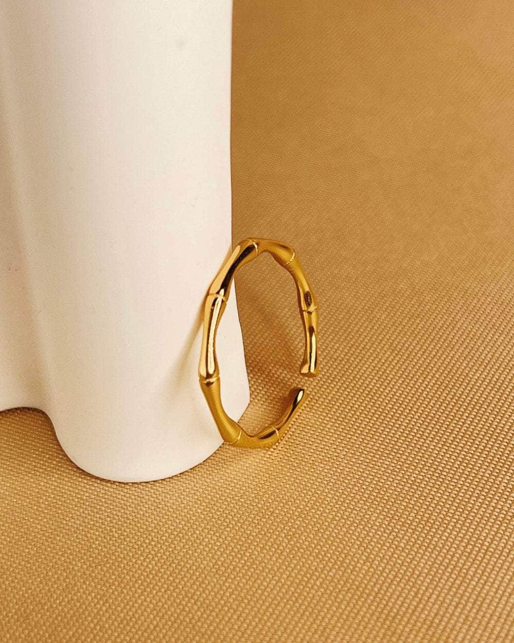So Dainty Co. Rings Mila Gold Ring Gold Plated 925 Sterling Silver Jewelry