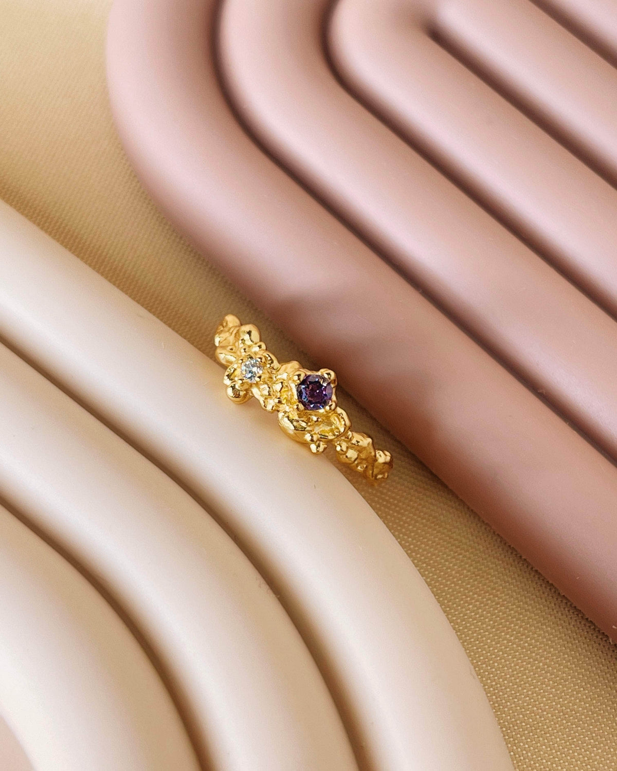 So Dainty Co. Rings Murphy Gold Ring Gold Plated 925 Sterling Silver Jewelry